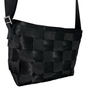 Harvey’s seatbelt bag.  Clean crossbody black